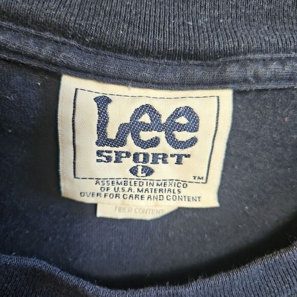 Vintage Lee Sport 1998 Dallas Cowboys NFL Football Blue Lg T-Shirt blue - Picture 4 of 11